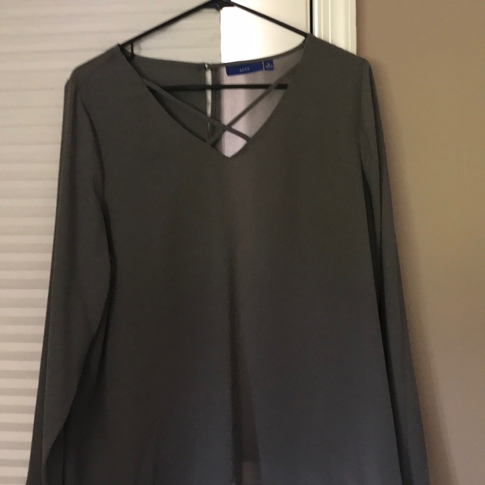 Gray blouse